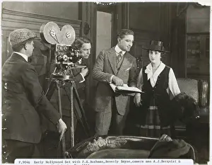 Hollywood Director William S. Davis and Peers Alongside Camera
