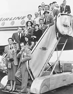 Gangway Prints: Hollywood Stars at La Guardia Airport