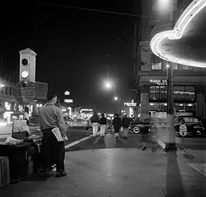 Hollywood Street Scenes At Night