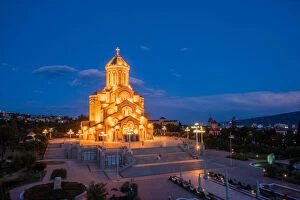 Images Dated 27th October 2018: Holy Trinity Cathedral Tsminda Sameba in Tbilisi, Georgia