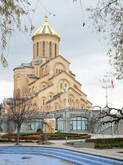 Images Dated 5th December 2016: Holy Trinity orthodox cathedral, Tbilisi, Georgia