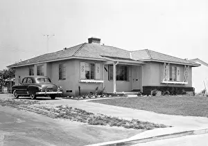 Prints of (Original Caption). One of Nixon's Two Homes. Whittier, California: This is the Whittier, California home of Senator Richard Nixon, whose acceptance of an $18, 000 expense fund has been made known A Presidency in Pictures: Home of Richard Nixon