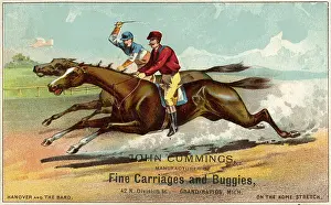 Jockeys Prints: On the Home Stretch
