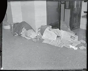 Loss Prints: Homeless Sleeping on Streets