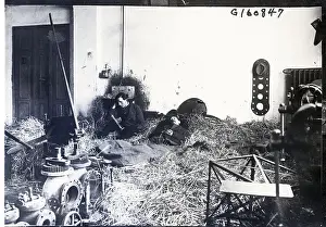 Homeless Strikers in Abandoned Factory