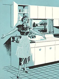 Homemaker in the Kitchen