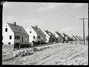 Residential Neighborhood Prints: Homes Being Constructed