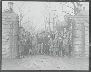 Northampton Prints: Hometown Natives Gathering at Coolidge Home
