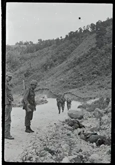 Honduras Prints: Honduran Troops Viewing Slain Salvadoreans