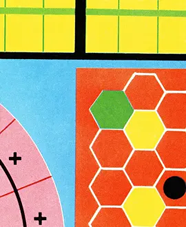 Hexagon Prints: Honeycomb Background