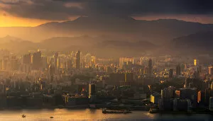 Images Dated 28th July 2018: Hong Kong City from Jardines viewpoint