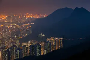 2010 Prints: Hong Kong city merge with natural setting