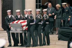 Arlington Prints: Honor Guard Carrying Coffin at Service