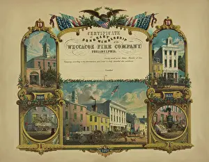 Philadelphia Prints: honorary membership of the Weccacoe Fire Company