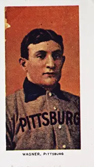 Prints of 1910: Piedmont cigarettes card of Pittsburgh baseball player Honus Wagner (1874 - 1955). Nicknamed The Flying Dutchman, Wagner was a player for 17 years and a coach for 39 MLB Legends Art Prints: Top 10 Greatest Baseball Players of All Time: Honus Wagner