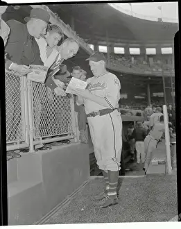 Honus Wagner With Fans