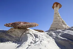 Shapes Prints: Hoodoo in Sidestep Canyon, Utah, USA, America