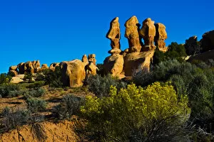 Images Dated 7th October 2016: Hoodoos of Devils Garden, Hole in rock Road, Grand Staircase-Escalante, Utah, USA