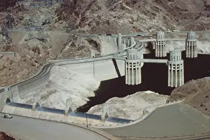 Prints of A view of Hoover Dam from a lookout point on the border of Arizona and Nevada, USA, circa 1960. (Photo by Harvey Meston/Archive Photos/Getty Images) A Timeless Collection of Hoover Dam Photography: Hoover Dam