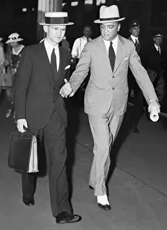 Edgar Hoover Prints: Hoover Extends Hand to Man Who Killed Dillinger