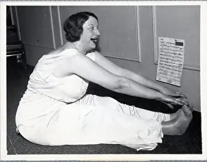 Sheet Music Prints: Hope Emerson Stretches While Singing