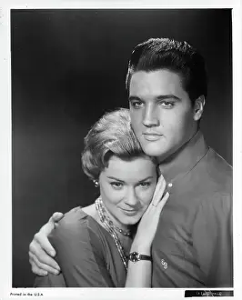 Lac0040 Prints: Hope Lange And Elvis Presley In Wild In The Country