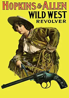 Revolver Prints: Hopkins & Allen Wild West Revolver