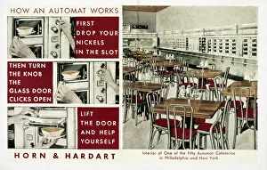 Horn and Hardart Automat Postcard