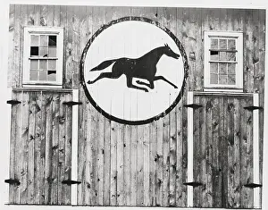 Barn Prints: Horse in a Circle