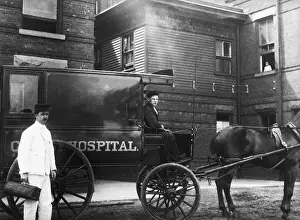 Ambulance Prints: Horse-Drawn Ambulance