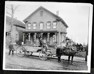 Coal Prints: Horse-Drawn Carriage Being Loaded W/Coal