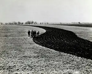 Eroding Prints: Horse-Drawn Plowing Contour Strip Field