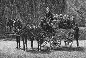 Department Prints: Horse Drawn Police Wagon