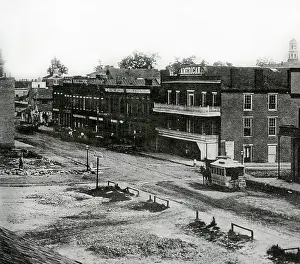 Atlanta Prints: Horse-drawn streetcars