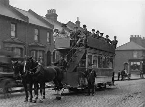 Horse-drawn Trams (Horsecars) Collection: Horse-Drawn Tram