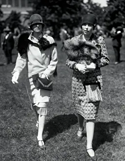 Horse Show; Women With Fox Stoles