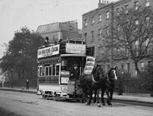 Horse-drawn Trams (Horsecars) Collection: Horse Tram