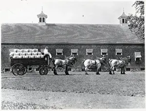 Brewery Prints: Six Horses Pulling Brewery Truck