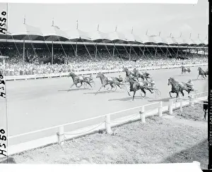 Goshen Prints: Horses Racing in the Hambletonian