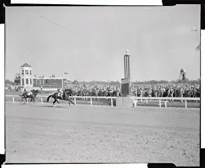 Louisville Prints: Horses Running in A Race