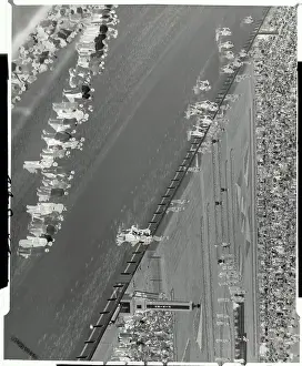 Louisville Prints: Horses Running in A Race