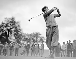 Horton Smith at End of Golf Swing