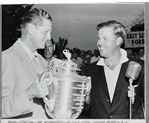 Paul Prints: Horton Smith Presenting Chick Harbet with the PGA Cup