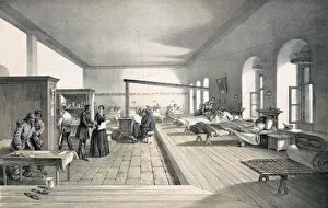 Keith Lance Illustrations Collection: Hospital Ward during the Crimean War