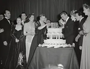 Hostess of Birthday Party Eleanor Roosevelt
