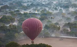 Hot-air balloon, Bagan, Myanmar