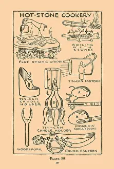 Cookery Prints: Hot Stone Cookery