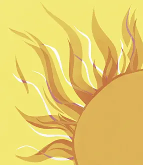 Concentric Prints: Hot Sun