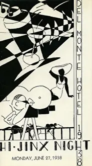 Sunbathing Prints: Hotel Del Monte, Hi-Jinx Night