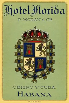 Crest Prints: Hotel Florida, Habana